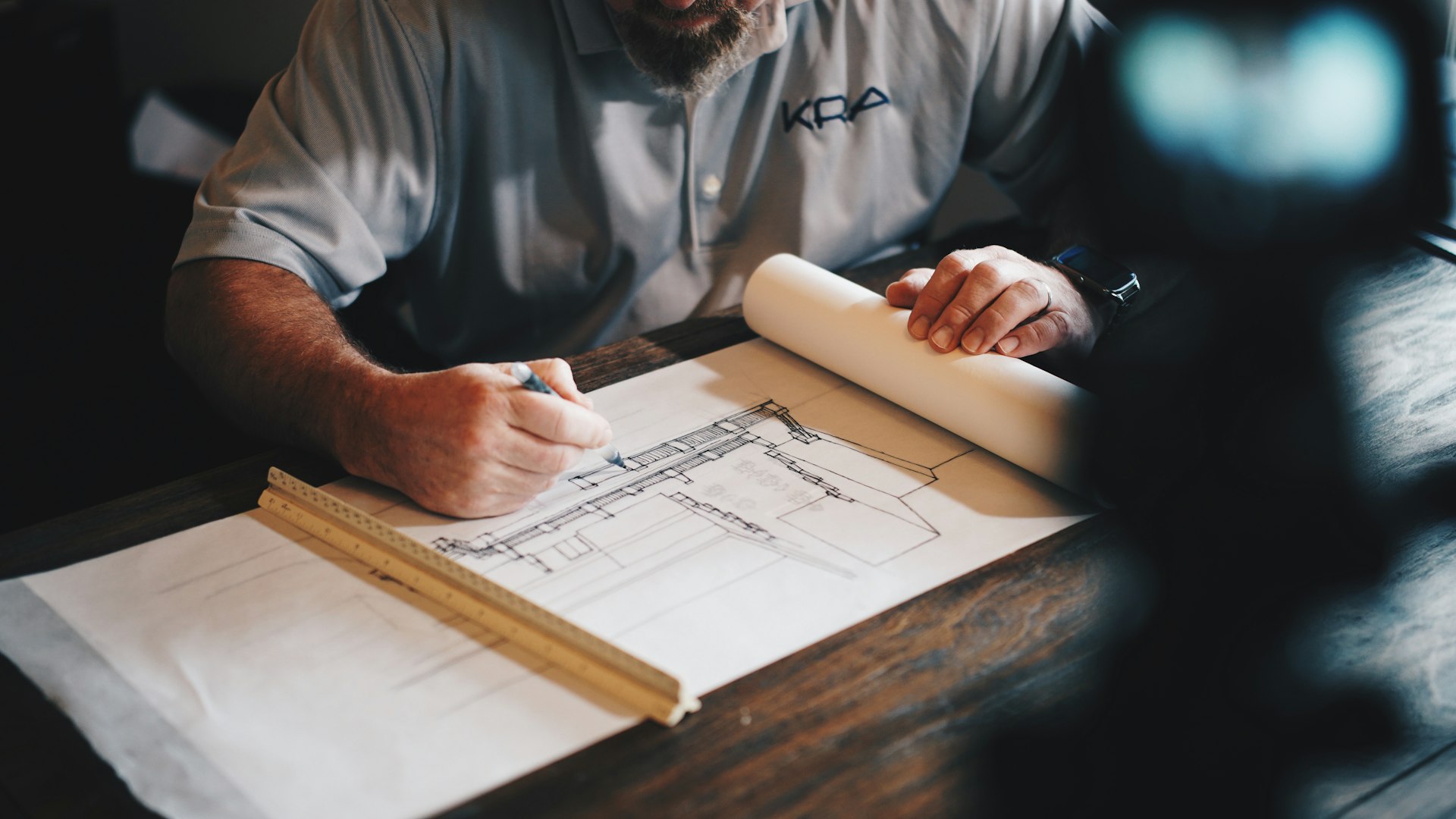 Engineering drawing for a custom pneumatic conveying system